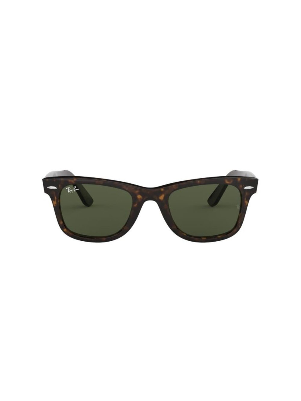 New Ray-Ban Unisex Sunglasses Havana Square Green Lens Injected Frame Ray Ban 50